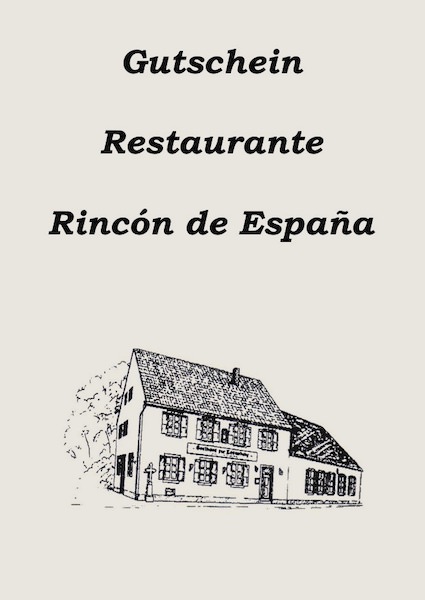 Gutschein vom Rincon de España